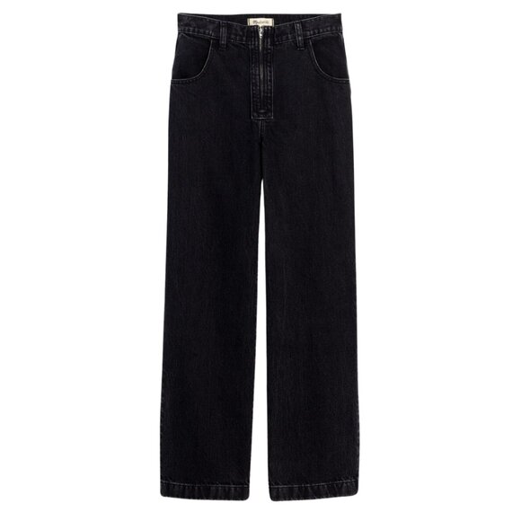 Madewell Perfect Vintage Distressed Black Jeans 31 - Picture 6 of 9